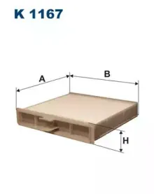 K1167 FILTRON Фильтр, воздух во внутренном пространстве