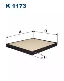 K1173 FILTRON Фильтр, воздух во внутренном пространстве