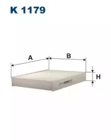 K1179-2x FILTRON Фильтр, воздух во внутренном пространстве