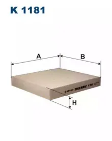 K1181 FILTRON Фильтр, воздух во внутренном пространстве