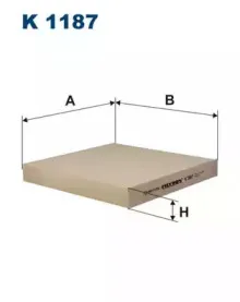 K1187 FILTRON Фильтр, воздух во внутренном пространстве
