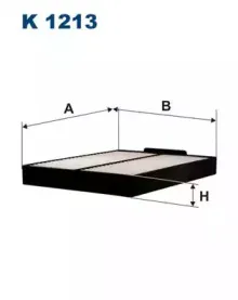 K1213 FILTRON Фильтр, воздух во внутренном пространстве