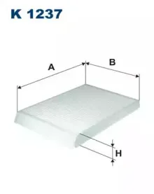K1237 FILTRON Фильтр, воздух во внутренном пространстве