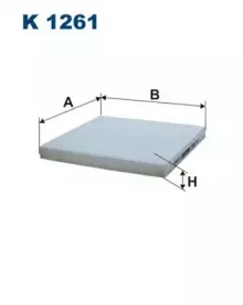 K1261 FILTRON Фильтр, воздух во внутренном пространстве