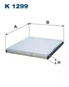 K1299 FILTRON Фильтр, воздух во внутренном пространстве