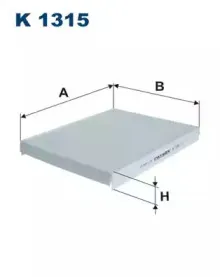 K1315 FILTRON Фильтр, воздух во внутренном пространстве