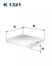 K1321 FILTRON Фильтр, воздух во внутренном пространстве