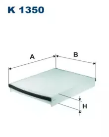 K1350 FILTRON Фильтр, воздух во внутренном пространстве