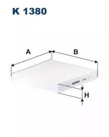 K1380 FILTRON Фильтр, воздух во внутренном пространстве