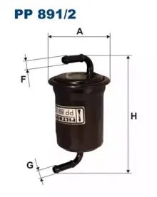 PP8912 FILTRON Топливный фильтр