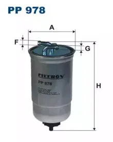 PP978 FILTRON Топливный фильтр