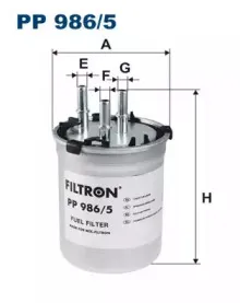 PP9865 FILTRON Топливный фильтр