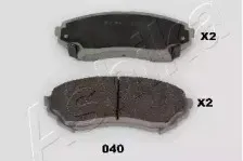 50-00-040 ASHIKA Комплект тормозных колодок, дисковый тормоз