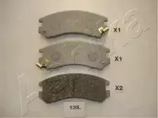 50-01-135 ASHIKA Комплект тормозных колодок, дисковый тормоз