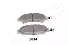 50-02-2014 ASHIKA Комплект тормозных колодок, дисковый тормоз