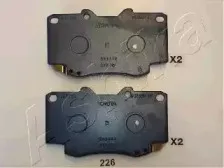 50-02-226 ASHIKA Комплект тормозных колодок, дисковый тормоз