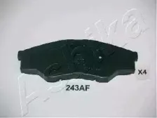 50-02-243 ASHIKA Комплект тормозных колодок, дисковый тормоз