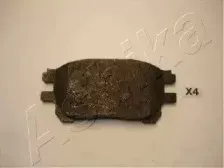 50-02-271 ASHIKA Комплект тормозных колодок, дисковый тормоз