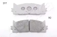 50-02-277 ASHIKA Комплект тормозных колодок, дисковый тормоз