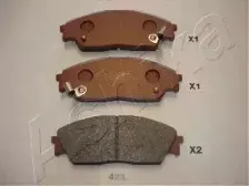 50-04-423 ASHIKA Комплект тормозных колодок, дисковый тормоз