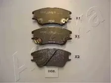 50-H0-008 ASHIKA Комплект тормозных колодок, дисковый тормоз