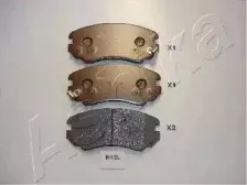 50-H0-010 ASHIKA Комплект тормозных колодок, дисковый тормоз