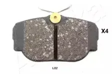 51-0L-L02 ASHIKA Комплект тормозных колодок, дисковый тормоз