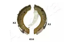55-00-016 ASHIKA Комплект тормозных колодок