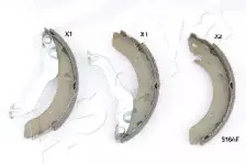 55-05-516 ASHIKA Комплект тормозных колодок