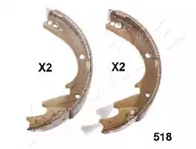 55-05-518 ASHIKA Комплект тормозных колодок