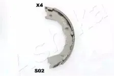 55-0S-S02 ASHIKA Комплект тормозных колодок, стояночная тормозная система