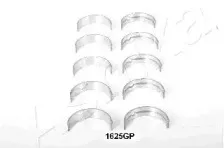 86-1625GP ASHIKA Комплект подшипников коленчатого вала