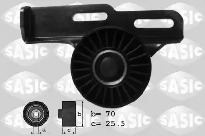 1624049 SASIC Натяжитель ремня, клиновой зубча