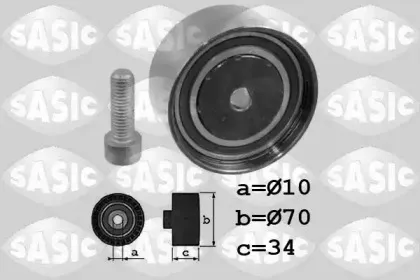 1706053 SASIC Паразитный / Ведущий ролик, зубчатый ремень