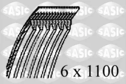 1770087 SASIC Поликлиновой ремень