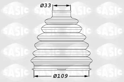 1900004 SASIC Комплект пылника, приводной вал