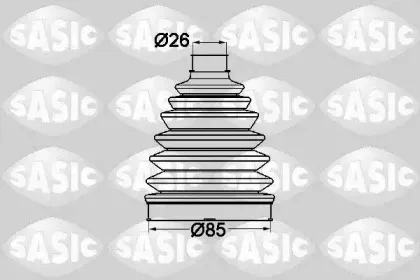 1904021 SASIC Комплект пылника, приводной вал