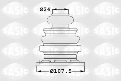 1906003 SASIC Комплект пылника, приводной вал