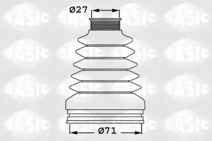 1906032 SASIC Комплект пылника, приводной вал