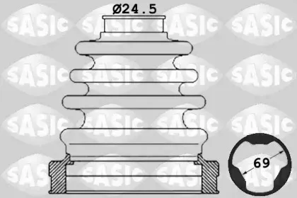 1906064 SASIC Комплект пылника, приводной вал