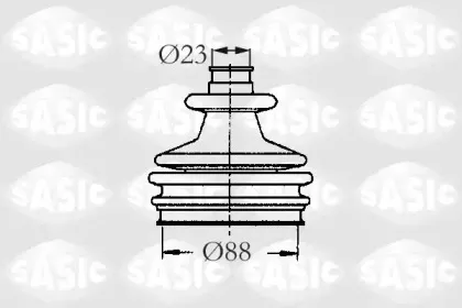 2003412 SASIC Комплект пылника, приводной вал