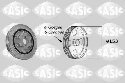 2150023 SASIC Ременный шкив, коленчатый вал