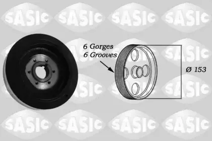 2150026 SASIC Ременный шкив, коленчатый вал
