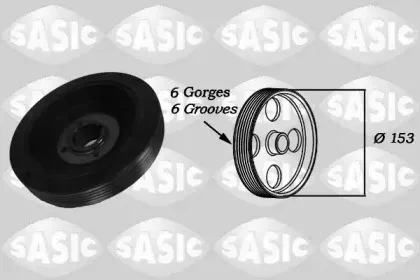 2150027 SASIC Ременный шкив, коленчатый вал