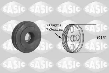 2154021 SASIC Ременный шкив, коленчатый вал