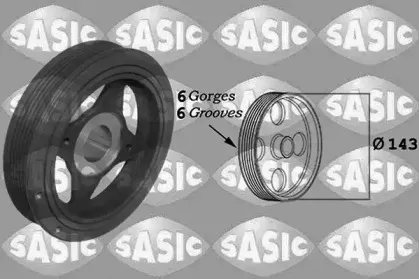2154023 SASIC Ременный шкив, коленчатый вал