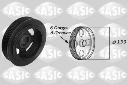 2156048 SASIC Ременный шкив, коленчатый вал