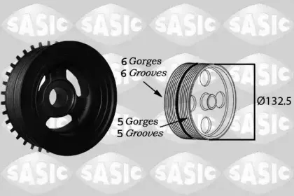 2156068 SASIC Ременный шкив, коленчатый вал