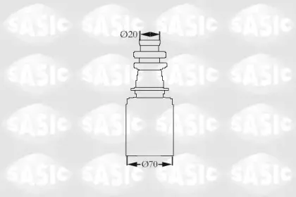 2873833 SASIC Комплект пылника, приводной вал