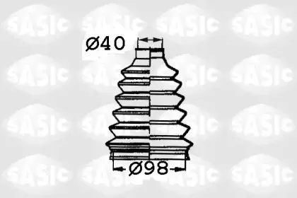 2933023 SASIC Комплект пылника, приводной вал